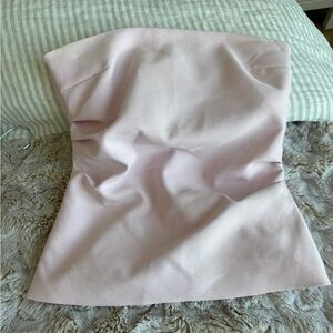 Zara Light Pink Strapless Top
